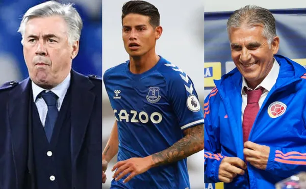 Carlo Ancelotti habló sobre la convocatoria de James Rodríguez y le dejó esta dedicatoria especial para el seleccionador Carlos Queiroz.