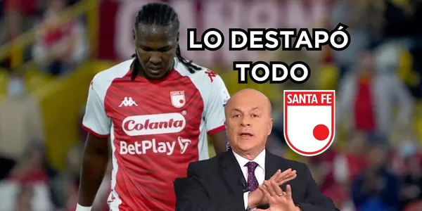 Carlos Antonio Vélez filtró que sucede en el Club Independiente Santa Fe.