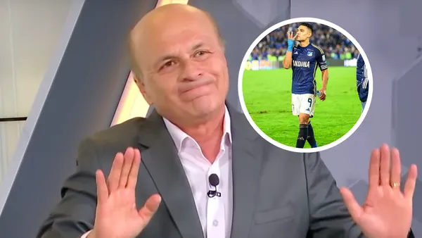 Carlos Antonio Vélez Foto: Captura de Win Sports y Falcao