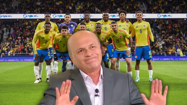 Carlos Antonio Vélez fue contundente: pidió que un jugador del FPC no vuelva a vestir la camiseta de Colombia. Foto. FCF y Captura de Win Sports