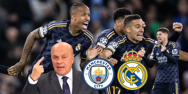 Carlos Antonio Vélez habló de la victoria del Real Madrid contra el Manchester City