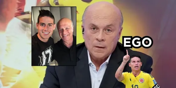 Carlos Antonio Vélez habló sobre el ego de James Rodríguez.