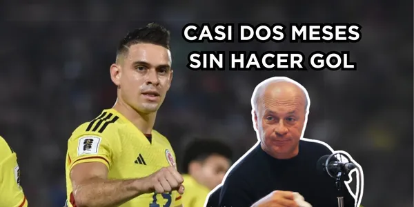 Carlos Antonio Vélez le cantó la tabla a Rafael Santos Borré.