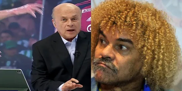 Carlos Antonio Vélez le lanzó unos sablazos a Carlos Valderrama
