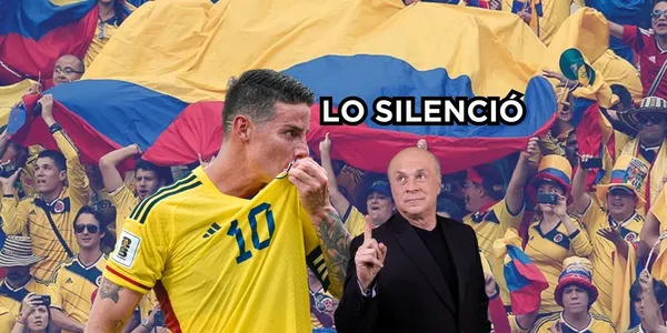 Carlos Antonio Vélez le levantó el pulgar a un jugador en Colombia y no fue a James.