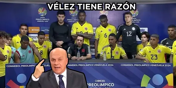 Carlos Antonio Vélez le mandó unos sablazos a un personaje que le dio la espalda a la Selección Colombia Sub 23.