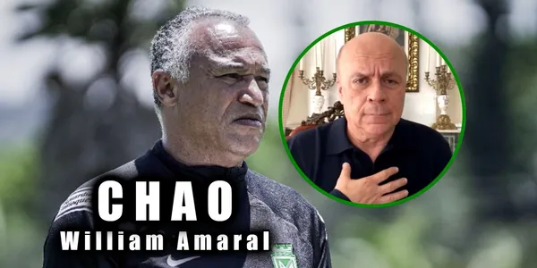 Carlos Antonio Vélez le mandó unos sablazos a William Amaral y a Atlético Nacional.