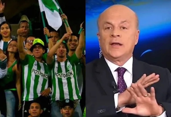Carlos Antonio Vélez le respondió a la barra de Atlético Nacional.