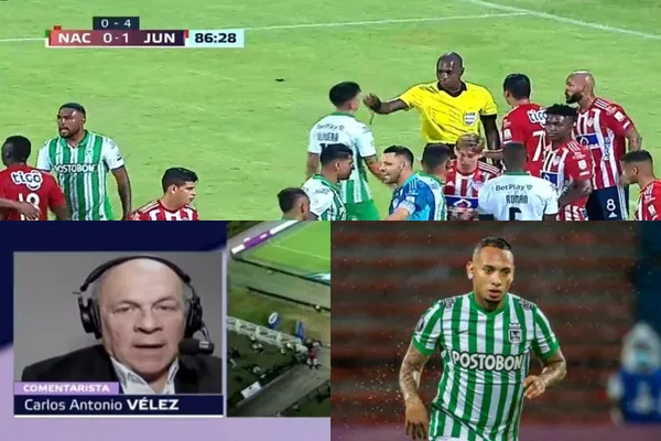 Carlos Antonio Vélez mandó sus comentarios sobre la eliminación de Atlético Nacional en la Copa Colombia 2022.