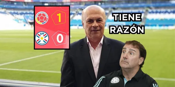 Carlos Antonio Vélez reaccionó a la victoria de Colombia contra Paraguay.