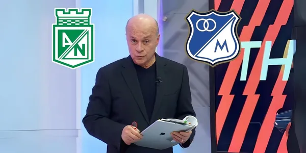 Carlos Antonio Vélez reaccionó por lo sucedido hace poco entre Atlético Nacionaly Millonarios FC.