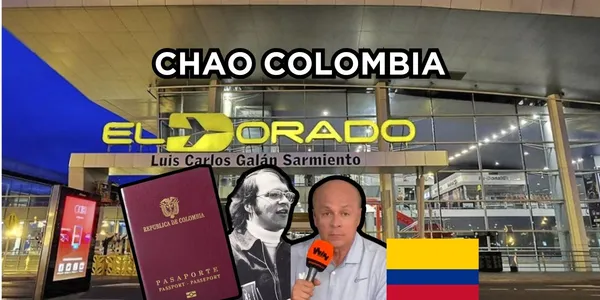 Carlos Antonio Vélez salió de Colombia y presumió su nuevo destino.