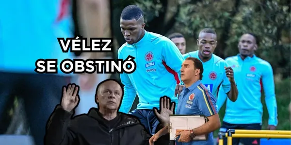 Carlos Antonio Vélez se obstinó y mandó un sablazo por uno de los jugadores que llamó Néstor Loenzo.