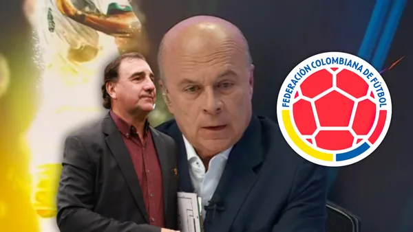 Carlos Antonio Vélez y Néstor Lorenzo Foto: Captura de Win Sports, Escudoteca y FCF