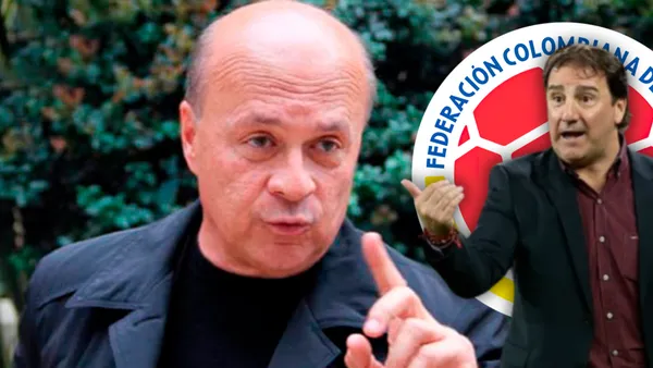 Carlos Antonio Vélez y Néstor Lorenzo Foto: RCN y FCF Selección Colombia