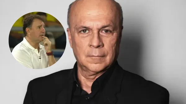 Carlos Antonio Vélez y su sentencia a Néstor Lorenzo Foto: CAV y captura de Gol Caracol