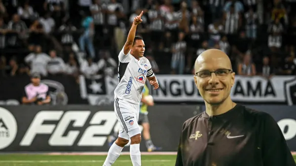 Carlos Bacca con la camiseta de Junior, celebrando ante Botafogo. FOTO: Conmebol