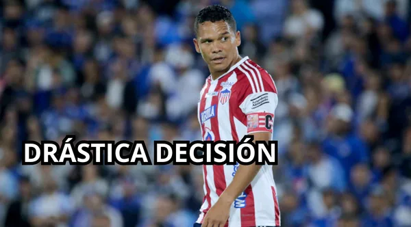 Carlos Bacca con la camiseta de Junior. FOTO: Transfermarkt.