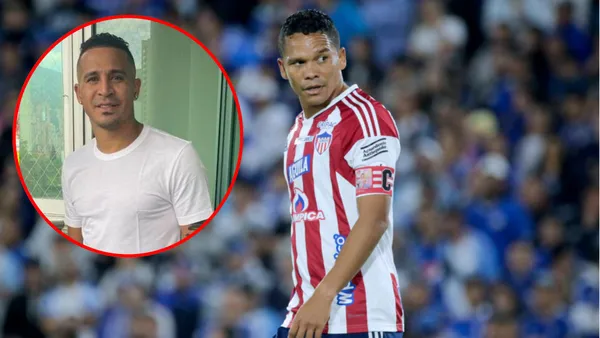 Carlos Bacca con la camiseta del Junior - Fotos: Transfermarkt, Publimetro