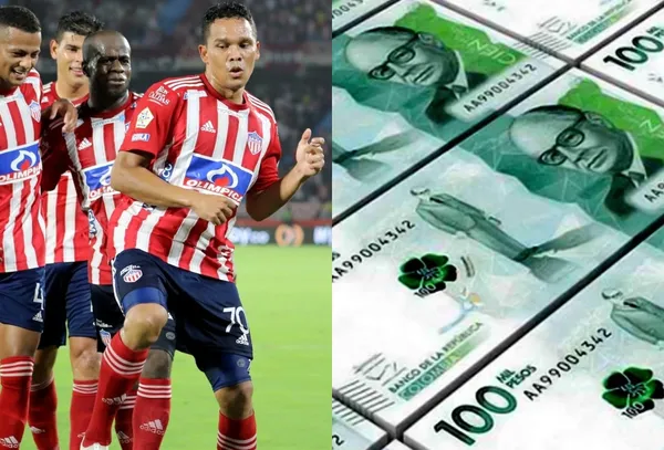 Carlos Bacca es una de las contrataciones recientes del Junior FC, su sueldo es uno de los más altos en el balompié local.