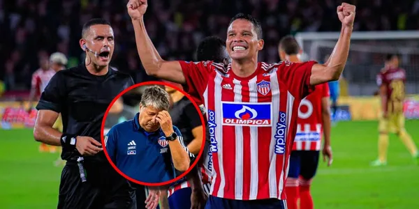 Carlos Bacca habló en rueda de prensa y reveló algo que le sucedió con El Bolillo Gómez en Junior FC.