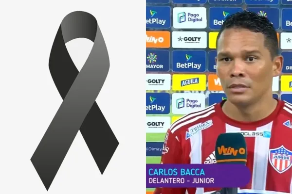 Carlos Bacca lamentó la muerte de un ex jugador y ex entrenador.