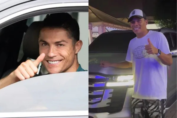 Carlos Bacca sorprendió en las redes sociales enseñando una camioneta que conduce, al estilo de Cristiano Ronaldo.