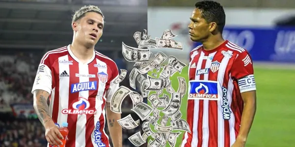 Carlos Bacca y Juan Fernando Quintero del Junior FC serían dos de los jugadores mejor pagados en el Fútbol Profesional Colombiano (FPC).