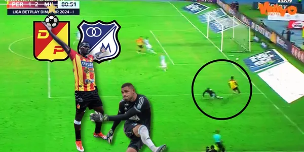 Carlos Darwin Quintero driblandose a Álvaro Montero