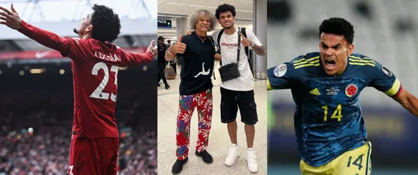 Carlos el Pibe Valderrama incidió en la carrera de Luis Díaz que ahora triunfa en Liverpool