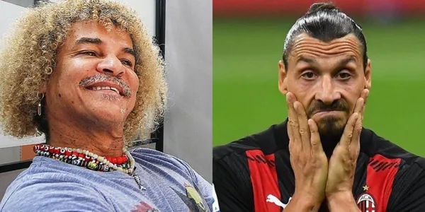 Carlos "El Pibe" Valderrama ya se retiró hace tiempo pero mira cómo humillo a Zlatan Ibrahimovic.