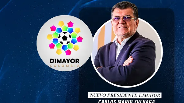 Carlos Mario Zuluaga, el nuevo presidente de la DIMAYOR Foto: Escudoteca y Dimayor