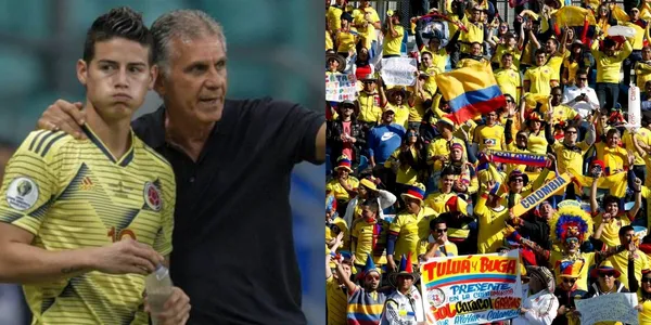 Carlos Queiroz y el cambio que tiene en mente, luego que la hinchada colombiana lo pedía a gritos. Mira de quién se trata