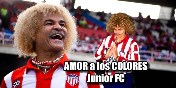 Carlos Valderrama como ex jugador del Junior FC tiene un concepto claro de lo que es vestir esos colores.