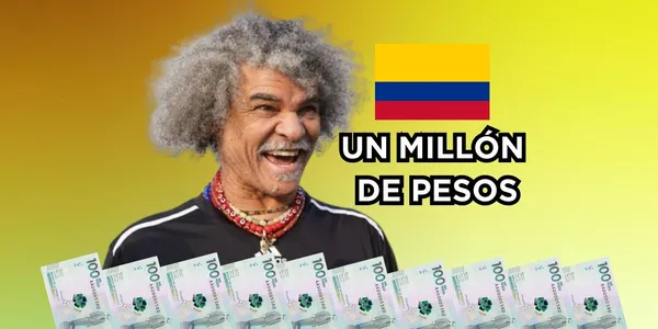 Carlos Valderrama invita a toda Colombia a participar para ganarse hasta un millón de pesos.