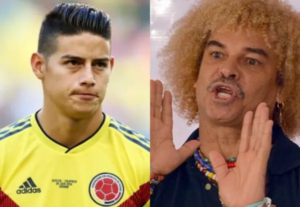 Carlos Valderrama pese a que apoya a James Rodríguez al 100%; le dejó un comentario que tuvo miles de reacciones en las redes sociales.