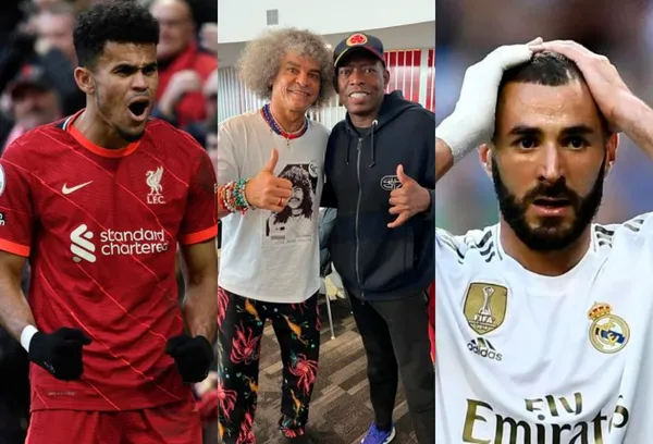Carlos Valderrama sorprendió con un regalo anticipado a Luis Díaz en la previa de lo que será el partido de Liverpool contra el Real Madrid.