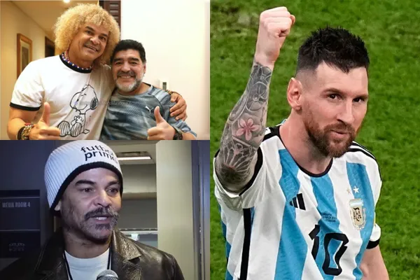 Carlos Valderrama tuvo un gesto en memoria de Diego Maradona.