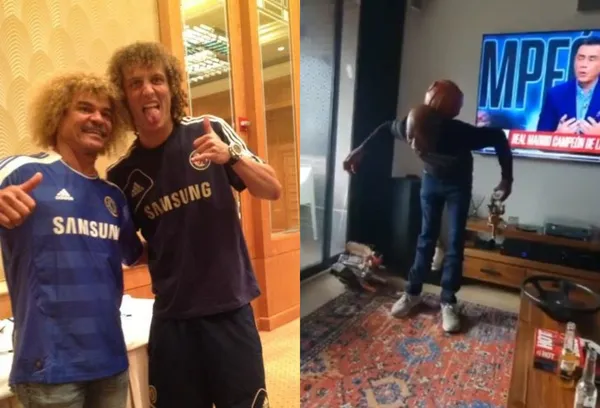 Carlos Valderrama y Faustino Asprilla son dos jugadores históricos de la Selección Colombia; pero esta vez “El Tino” quiso enseñar sus habilidades en cámara.