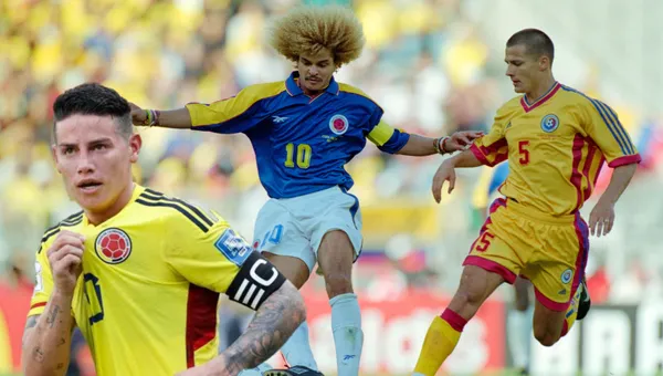 Carlos Valderrama y James Rodríguez- Fotos: FIFA y El Heraldo