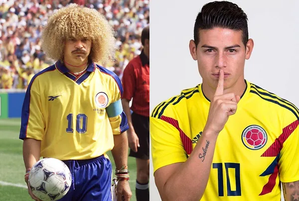 Carlos Valderrama y James Rodríguez son dos grandes cracks colombianos, los cuales siempre han sido enfrentados para ver quién fue el mejor. Es interesante analizar sus números.