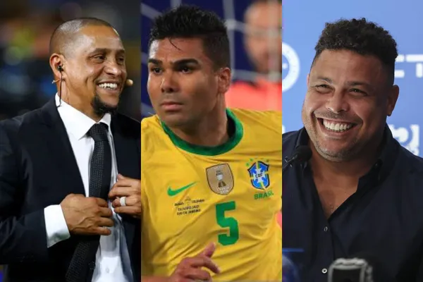 Casemiro le anotó un golazo a la Selección Suiza y estaban presentes Roberto Carlos y Ronaldo Nazario.