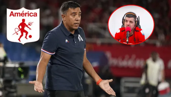 César Farías en América de Cali - Fotos: América en la red, Pinterest El País