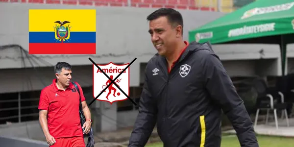 César Farías en su paso por el América de Cali de Colombia y el Aucas de Ecuador