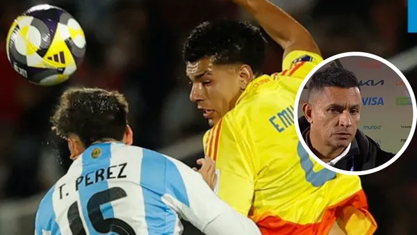César Torres y su mensaje tras la eliminación de Colombia vs. Argentina Foto: FIFA y Captura de DSports