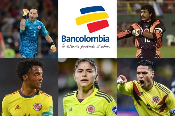 Cinco figuras del fútbol colombiano han hecho una millonaria jugada con Bancolombia.