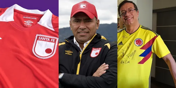 Circula una información del posible despido de Harold Rivera del Club Independiente Santa Fe y Gustavo Petro llevó del bulto con ese tema.