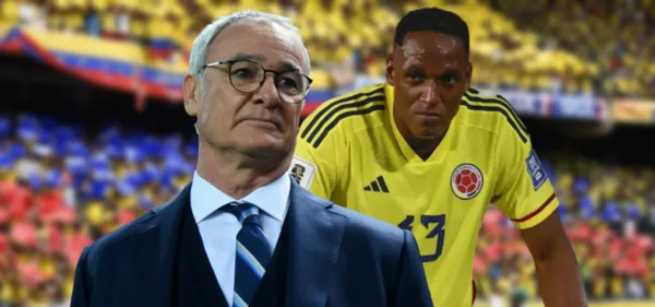 Claudio Ranieri y Yerry Mina.