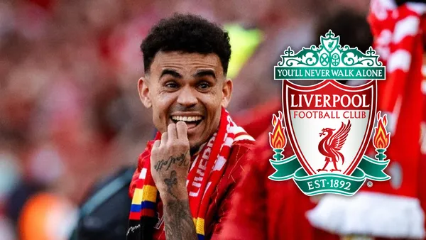 Cobra menos de 3 millones, pero Liverpool ya decidió qué hará con Luis Díaz la próxima temporada. Te contamos los detalles. Foto: LFC y Escudoteca