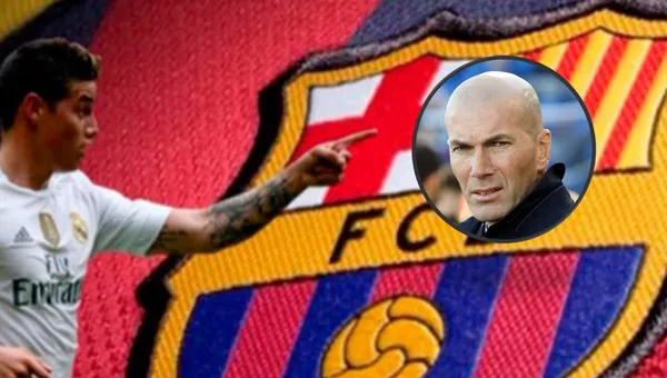 Colocan a James Rodríguez en el FC Barcelona, además del mensaje que le mandaron varios mensajeros